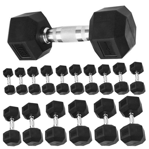 Hantel hexagon 50kg - hexagon,